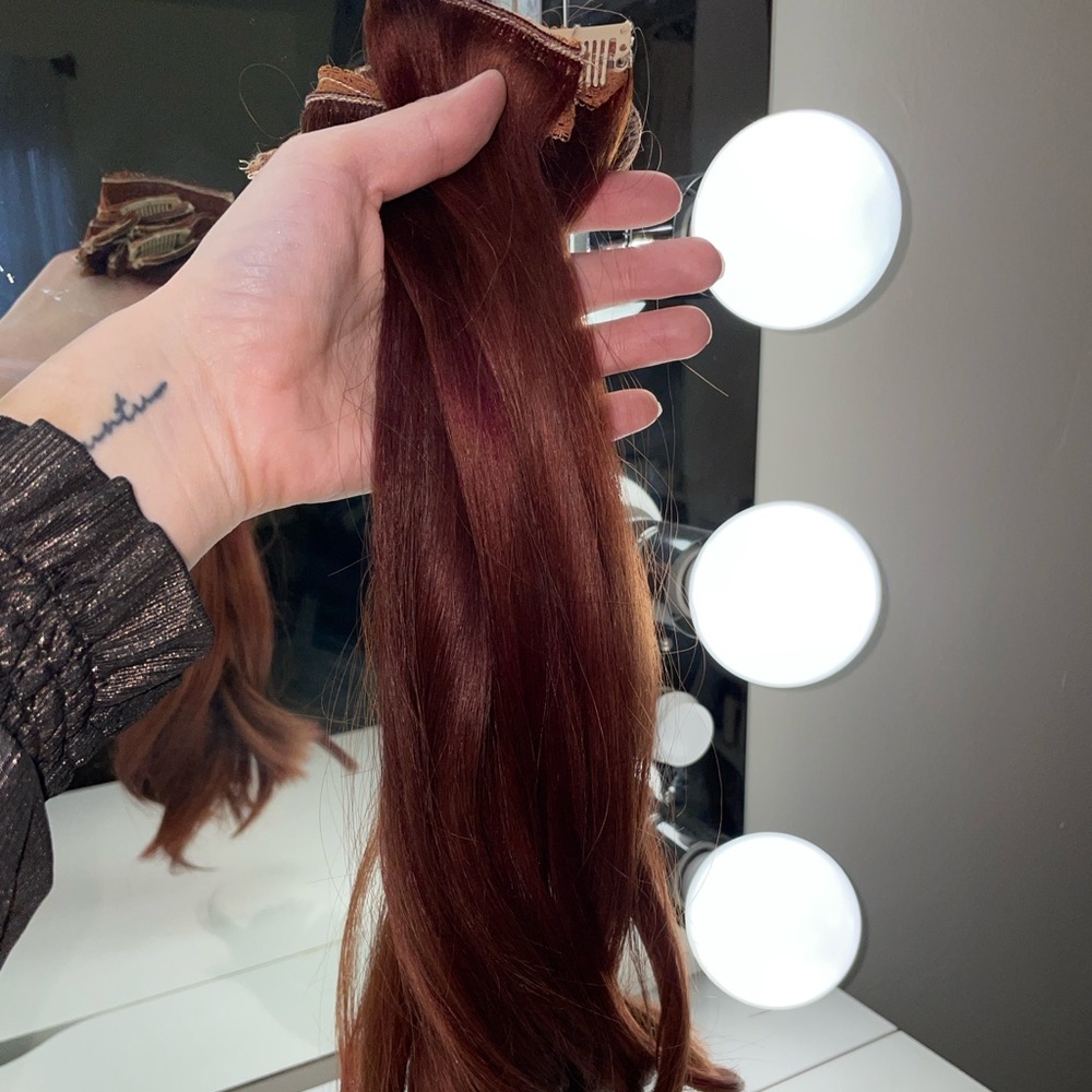 16” Auburn Hair Extensions